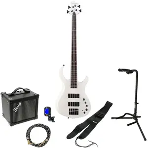 Sire Marcus Miller M2+ 4 2nd Generation White Pearl elektrische basgitaar starterset pas cher