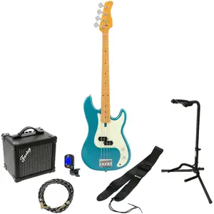 Sire Marcus Miller P5 4-String Tide Pool elektrische basgitaar starterset pas cher