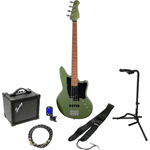 Ashdown Roasted Saint Onyx Green elektrische basgitaar starterset pas cher