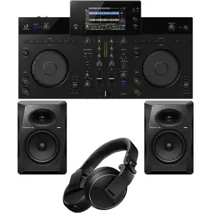 AlphaTheta XDJ-AN + studiomonitoren + koptelefoon pas cher