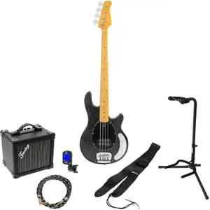 Sire Marcus Miller Z3 4-String Sparkle Black elektrische basgitaar starterset pas cher