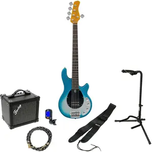 Sire Marcus Miller Z3 5-String Skyburst Sparkle 5-snarige elektrische basgitaar starterset pas cher