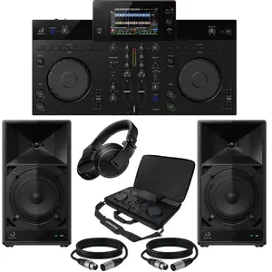 AlphaTheta XDJ-AN + Wave Eight set + koptelefoon + kabels + case pas cher