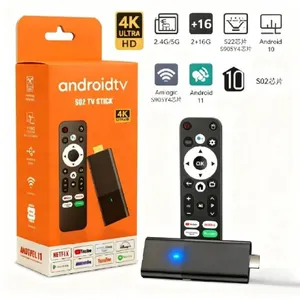 NAPASA TV Box 4K TV Stick Android 10 boîtier TV intelligent - S02 - 2G... pas cher