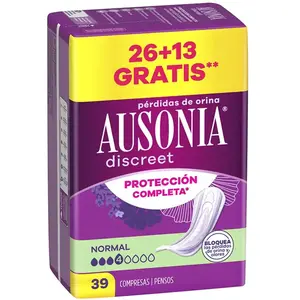 Ausonia, Produits pour l'incontinence, DISCREET normale Inkontinenzeinlagen 39 Einheiten (39 x) pas cher