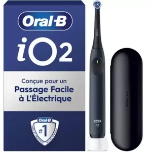 Oral-B iO2 Dark Blue Elektrische Tandenborstel + Reisetui pas cher