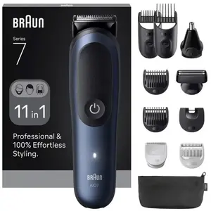Braun, Tondeuse barbe + cheveux, Series 7 AIO7540 11in1 Haarschneider blau pas cher