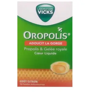 Mediflor Oropolis Coeur Liquide Gelée Royale 16 pastilles pas cher
