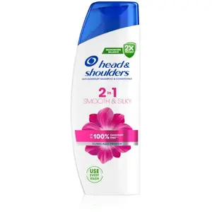 Head & Shoulders, Shampoing, Shampooing lisse et soyeux 2 en 1 - 330 ml (330 ml, Shampoing liquide) pas cher