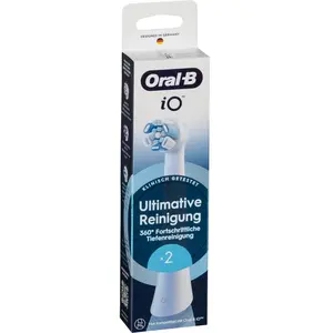 Oral-B iO Ultimate Clean Lot de 2 brossettes de rechange d'origine pou... pas cher