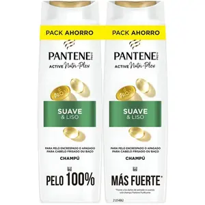 Pantene Suave Y Liso Champú lote 2 x 325 ml pas cher
