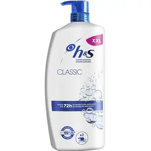 Head & Shoulders H&S Classic Shampooing antipelliculaire 1000 ml avec distributeur, pour un usage quotidien, jusqu'à 100% de protection antipelliculaire, testé cliniquement, pour tous les types de cheveux et de cuirVendu paramazon