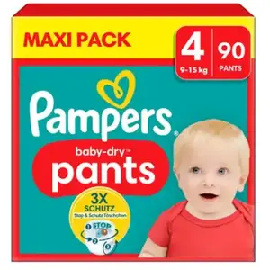 Pampers   Luierbroekjes   Baby Dry Pants Maat 4   90 Luiers - 1 stuk