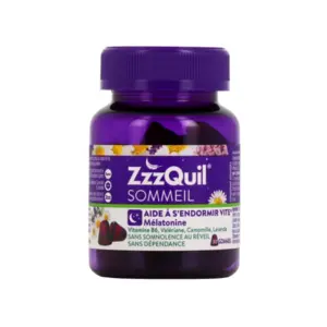 ZZZQUIL® DOUX - Sommeil Arôme Fruits des Bois - 30 gommes pas cher