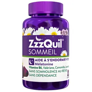 ZZZQUIL® FORT - Sommeil Arôme Fruits des Bois - 30 gommes pas cher