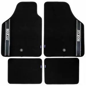SPARCO NEW STRADA B SET TAPIS NOIR pas cher