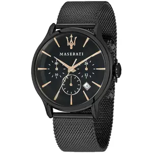 Maserati, Montre, Epoca, Noir, (Chronographe, 42 mm) pas cher