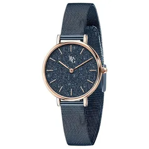 Montre Femme - B&G - PREPPY - Métal Bleu - Boîtier Rond 32 mm - Style ChicVendu parcdiscount