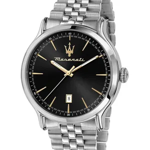 Maserati Montre Epoca 42 Mm 3h Black Dial Br Ss pas cher