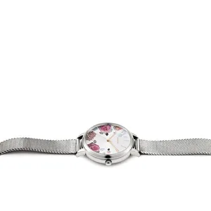 Montre Femme OUI&ME FLEURETTE - Acier Gris - Analogique pas cher