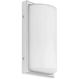 Comparateur de prix : Applique Murale LED - Non spécifié - Modèle 040LED - Verre dépoli - Acier inoxydable - Intérieur