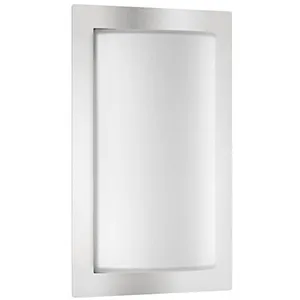 Lcd Applique Murale Avec Détecteur De Mouvement 1 X E27 13 W Acier Ino...