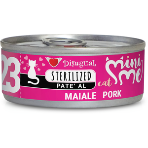 12 x 85 g Disugual Mini-Me Sterilized au porc, nourriture humide pour chat pas cher