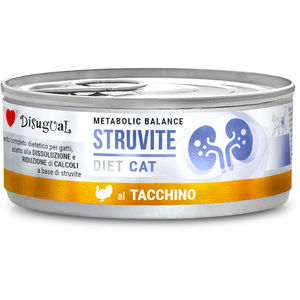 12 x 85 g Disugual Metabolic Balance Struvite Cat à la dinde, nourriture humide pour chat pas cher