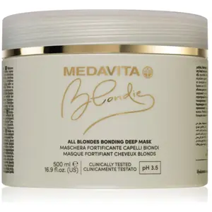 Medavita Blondie All Blondes Bonding Deep Mask Masker Blond Haar 500ml pas cher