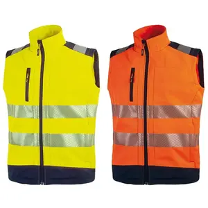 U-POWER GILET SANS MANCHE REFLECHISSANT DANY Jaune Fluo L pas cher