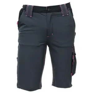 U-POWER Short de travail mercury lady Grey Fuscia Taille l upower pas cher