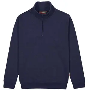 Sweat de travail demi-zippé TAUTRA - Bleu marine Lot de 25 - 3XLVendu parbricoinn