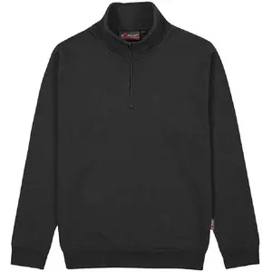 Sweat de travail demi-zippé TAUTRA - Noir Lot de 25 - 3XLVendu parbricoinn