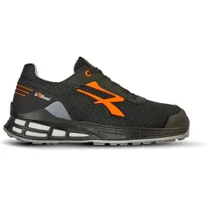 U-power - Chaussures de sécurité basses irvin S1P src esd - Noir/Orange 42 pas cher