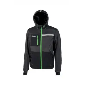 Comparateur de prix : 1 X ASPHALT GRIS VERT L SWEAT-SHIRT ZIPPÉ + CAPUCHE GALAXY U-POWER