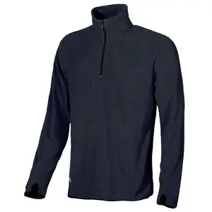 U-power - Sweat de travail polaire col zippé artic - Bleu 2XL