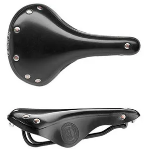 SELLE ITALIA - Selle Vélo Epoca Acier Cuir Noire pas cher