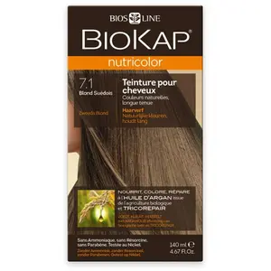Biokap Nutricolor Teinture pour Cheveux 7.1 Blond Suédois 140ml pas cher