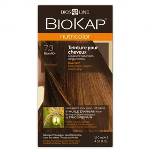 Biokap Nutricolor Teinture pour Cheveux 7.3 Blond Or 140ml