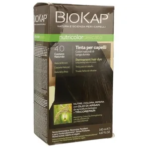Biokap Nutricolor Delicato Hair Dye 4.0 Châtain Naturel 140mlVendu paratida-sante-discount-fr