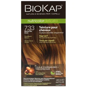 Coloration - Biokap - Delicato 7.33 - Blond doré - Sans ammoniaque - 140 ml pas cher