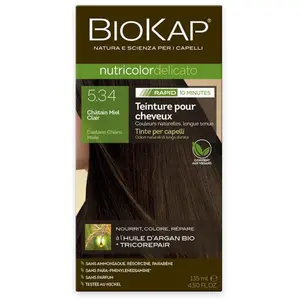 Biokap Nutricolor Delicato Rapid Châtain Miel Clair 5.34 135ml