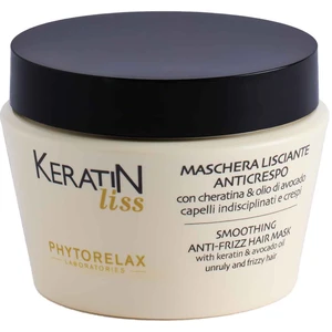 Phytorelax Keratine Liss Anti-Frizz Haarmasker - Met Keratine & Avocado-olie - Voor Pluizig & Onhandelbaar Haar - 250ml pas cher