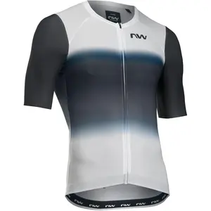 Northwave, Hommes, Maillot de cyclisme, Blade Air Jersey Short Sleeve (L), Blanc, Noir, Gris, L pas cher