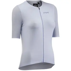 Northwave, Femmes, Maillot de cyclisme, Extreme Woman Jersey Short Sleeve - Radtrikot - Damen (L), Gris, L pas cher