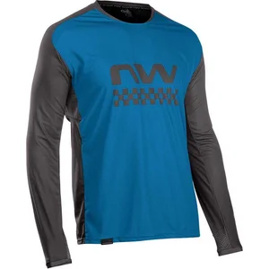 Northwave Edge Jersey Met Lange Mouwen Blauw M Man pas cher