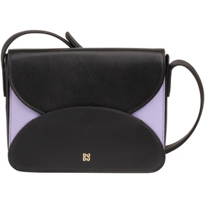 DuDu Cefalonia Schoudertas Leer 21 cm - Dames - black lavender