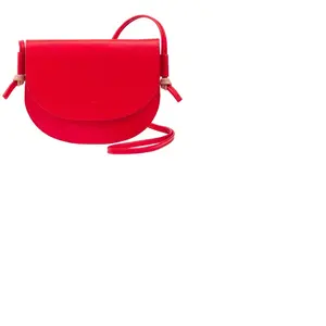 DuDu Luxe Lederen Schoudertas - Crossbody Listonoszka - Medium - Natuu...