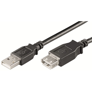 Ewent EW-UAA-030-P Rallonge de câble USB USB (F) pour USB (M) USB 2.0 3 m noir pas cher