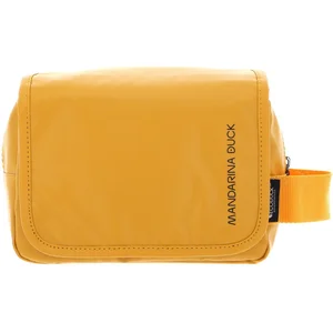 Comparateur de prix : MANDARINA DUCK Trousse de toilette Eco Coated Necessaire S Duck Yellow jaune foncé pour femme et homme